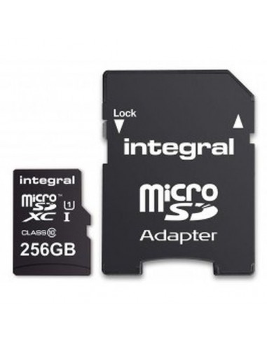 Spominska kartica Micro SDXC 128GB Integral (INMSDX256G10-90SPTAB) + sd adapter