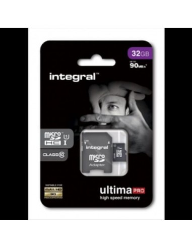 Spominska kartica Micro SDHC 32GB Integral (INMSDH32G10-90U1)