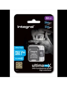 Spominska kartica Micro SDHC 32GB Integral (INMSDH32G-280/240U2)