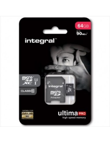 Spominska kartica Micro SDXC 64GB Integral (INMSDX64G10-90U1)