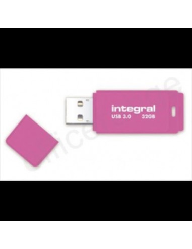 USB disk 32GB Integral Neon (INFD32GBNEONPK3.0) pink, USB3.0