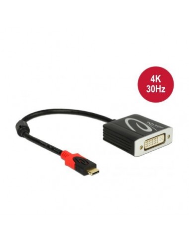 Pretvornik USB 3.1 Tip-C na DVI 24+5, Delock 61213