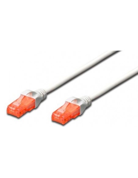 Priključni kabel UTP C6 RJ45 10m, bel, Digitus DK-1617-100/WH