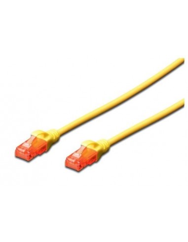 UTP priključni kabel C6 RJ45 10m, rumen, Digitus DK-1617-100/Y