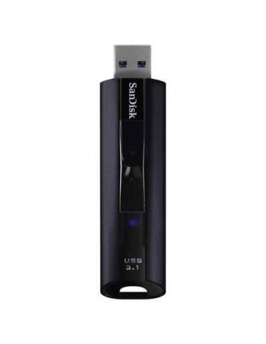 USB disk 256GB Sandisk Extreme Pro (SDCZ880-256G-G46) 3.1/3.0, črn, drsni priključek, strojna enkripcija