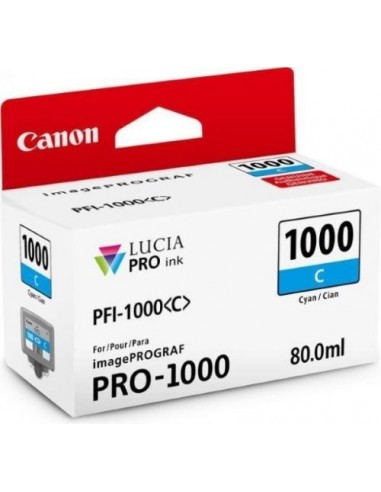 Canon kartuša PFI-1000C Cyan za iP PRO-1000