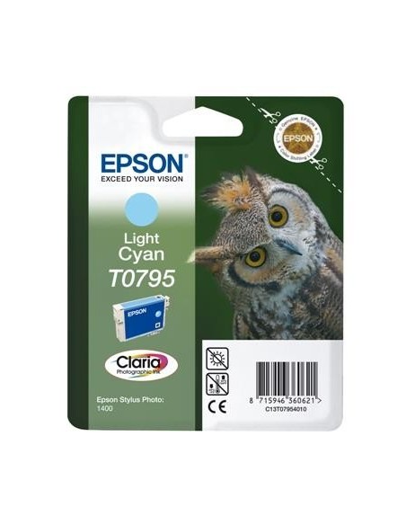 Epson kartuša T0795 Light-Cyan za Stylus Photo 1400