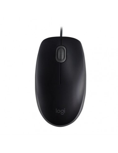 Miška Logitech B110 Silent (	910-005508), črna, USB