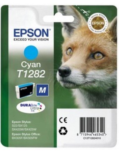 Epson kartuša T1282 Cyan za Stylus S22/SX125/ SX425W/BX305F