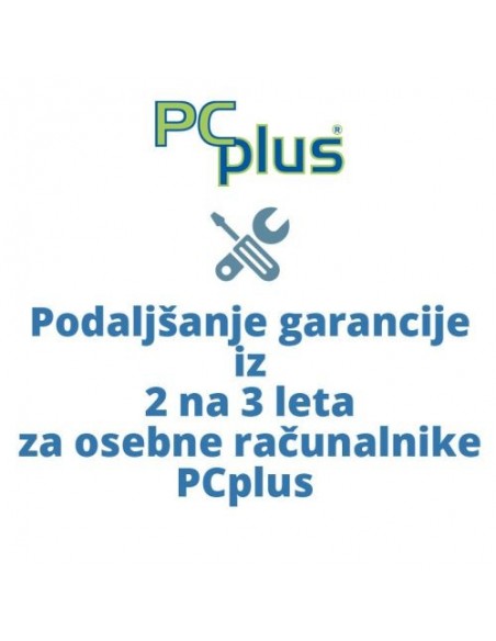 Podaljšanje garancije za PC PCPLUS iz 2 na 3 leta