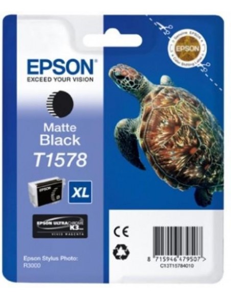 Epson kartuša T1578 Matte-črna za R3000