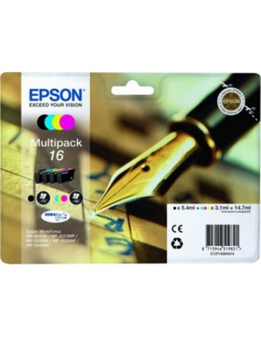 Epson komplet kartuš 16 Bk+C+M+Y za WorkForce WF-2520/2530/2540