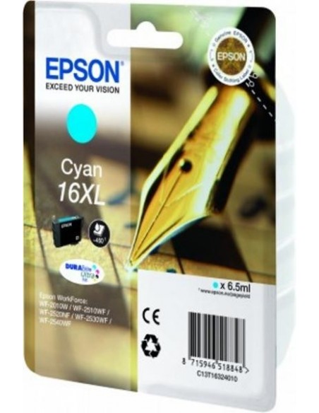 Epson kartuša 16XL Cyan za WorkForce WF-2520/2530/2540