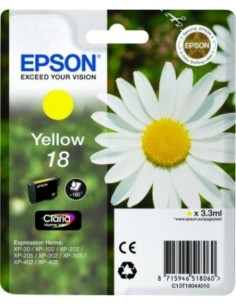 Epson kartuša T1804 Yellow za XP-30/102/202/205/302/305/402/405 (180 str.)