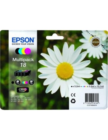 Epson komplet kartuš T1806 Bk+C+M+Y