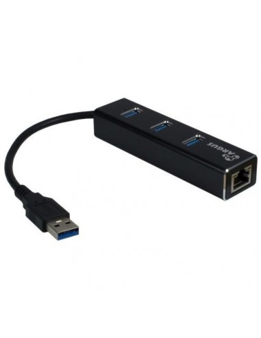 Mrežna kartica USB 3.0 na RJ45 1Gb INTER-TECH ARGUS IT-310 (88885439) + 3-port hub
