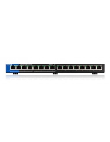 Switch Linksys LGS116P-EU, 16port 1Gbps, PoE