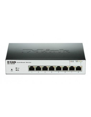 Switch D-Link DGS-1100-08P, 8port 10/100/1000Mbps, PoE