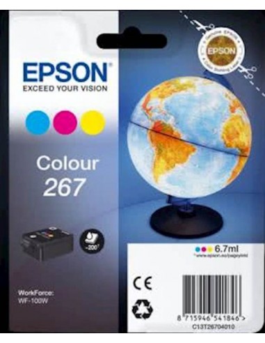 Epson kartuša 267 barvna za WF-100W (200 str.)