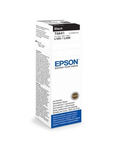 Epson črnilo T6641 črno za L100/L200/L550 (70 ml)
