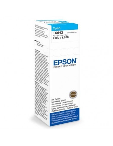 Epson črnilo T6642 Cyan za L100/L200/L550