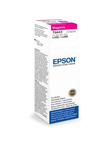 Epson črnilo T6643 Magenta za L100/L200/L550 (70 ml)