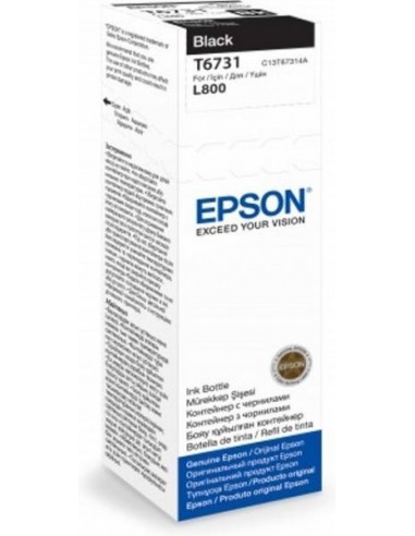 Epson črnilo T6731 črno za L800