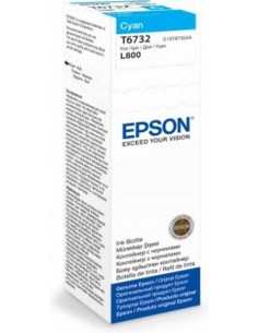 Epson črnilo T6732 Cyan za L800