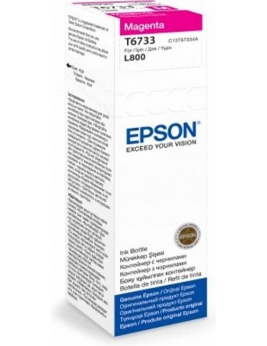 Epson črnilo T6733 Magenta za L800