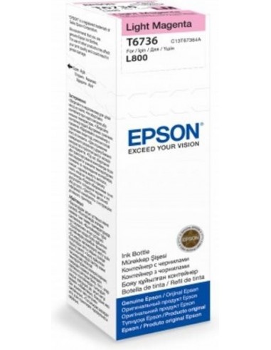 Epson črnilo T6736 Light-Magenta za L800