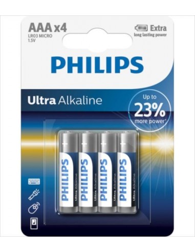 Baterija alkalna Philips 1,5V AAA LR03 12x (LR03P12W/10)