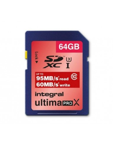Spominska kartica SDHC 64GB Integral UltimaPro X (INSDX64G10-95/60U1)