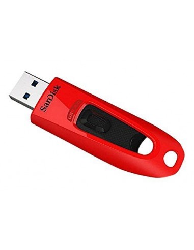 USB disk 64GB SanDisk Ultra (SDCZ48-064G-U46R), USB3.0, rdeč