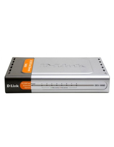 Switch D-Link DES-1008D, 8port 10/100Mbps