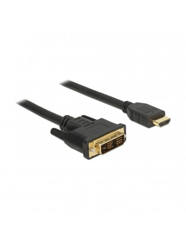 Kabel HDMI-DVI-D M/M 1.5m, Delock 85583