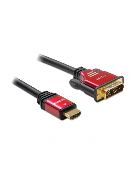 Kabel HDMI-DVI-D 2m, Delock 84342