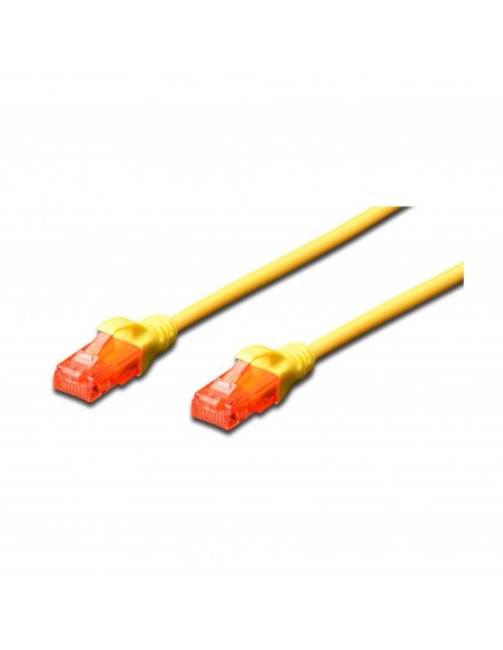 Priključni kabel UTP C6 RJ45 3m, rumen, Digitus DK-1617-030/Y