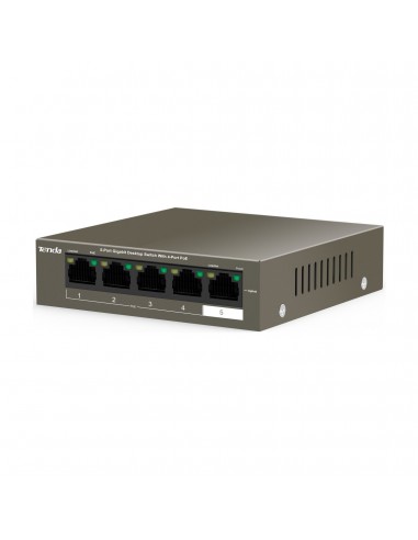 Switch Tenda TEG1105P-4-63W, 5port 10/100/1000Mbps, 4xPoE