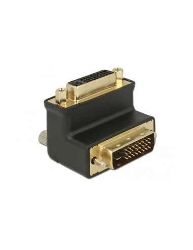 Adapter DVI-DVI, 24+1M/24+5Ž, kotni 90°, Delock 65866