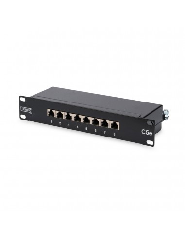 Komunikacijska omara - panel 250mm, Digitus DN-91508S, 8xRJ45 CAT.5e, 1U, UTP