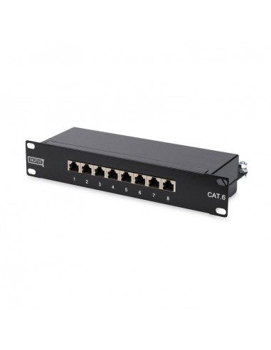 Komunikacijska omara - panel 250mm, Digitus DN-91608S, 8xRJ45 CAT.6, 1U, UTP
