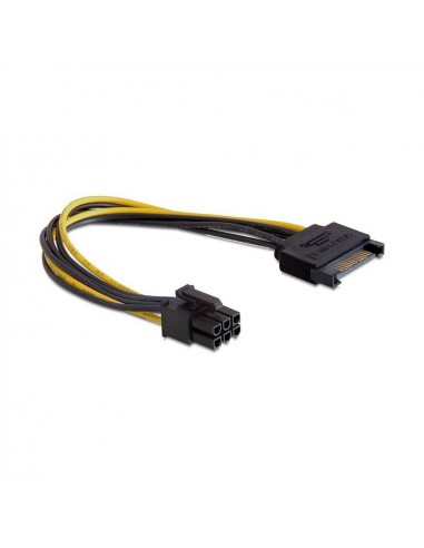 Adapter SATA M - 6pin za grafične kartice PCI-express, 0.2m, Delock 9770003