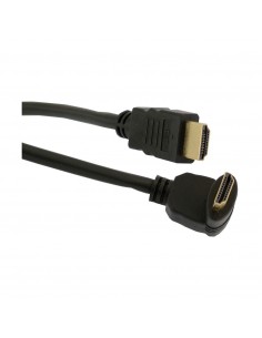 Kabel HDMI 1.5m, kotni,  SBOX HDMI-90-15