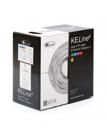 UTP kabel kolut C5e AWG25, 305m, KELine KECCTVS25-Eca-RLX