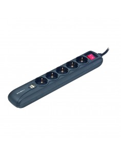 Prenapetostna zaščita Energenie 5x220V + 2xUSB