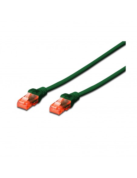 Priključni kabel UTP C6 RJ45 3m, zelen, Digitus DK-1617-030/G