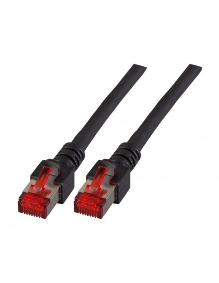 Priključni kabel SFTP C6 RJ45 1m, črn, EFB