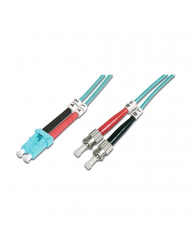 Optični kabel LC-ST MM 50.0 OM3, 1m, Digitus