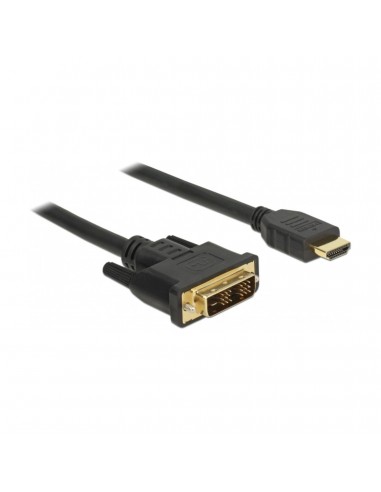 Kabel HDMI-DVI M/M 1m, Delock 85582