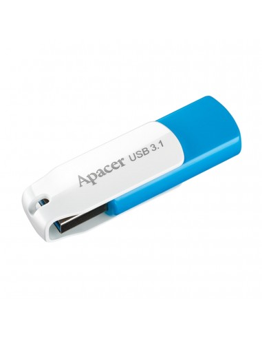 USB disk 64GB Apacer AH357, belo/moder (AP64GAH357U-1)